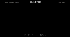 Desktop Screenshot of luxgroup.com